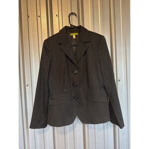 Sigrid Olsen Tailored Jacket Blazer Striped Preppy‎ Formal Business Womens Sz 12